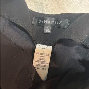 Dynamite Black Dress Pants